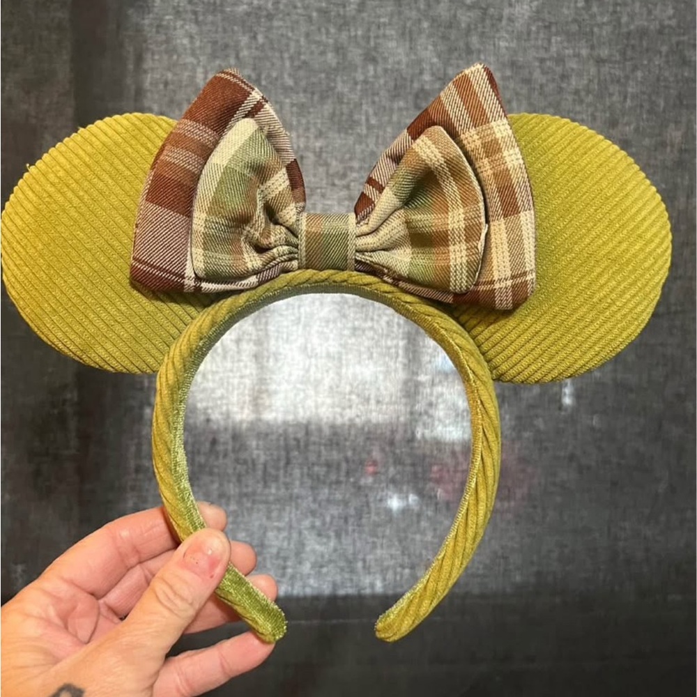 Plaid Bow Minnie Mouse Ears